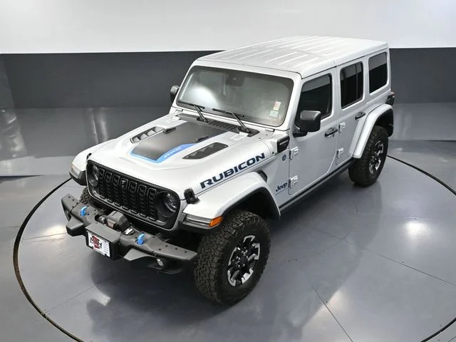Certified Used 2024 Silver Jeep Rubicon 4xe image 60