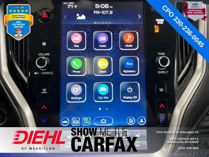Certified Used 2025 Black Subaru Limited image 33