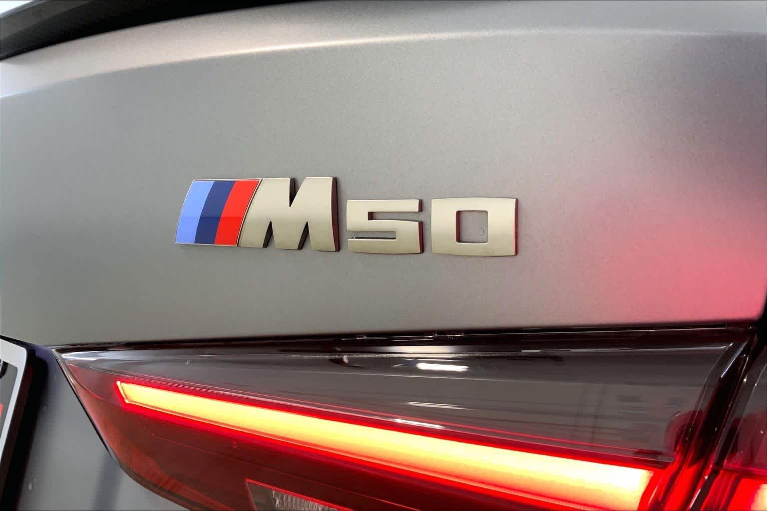 Certified Used 2024 Frozen Pure Grey II Metallic BMW M50 image 9