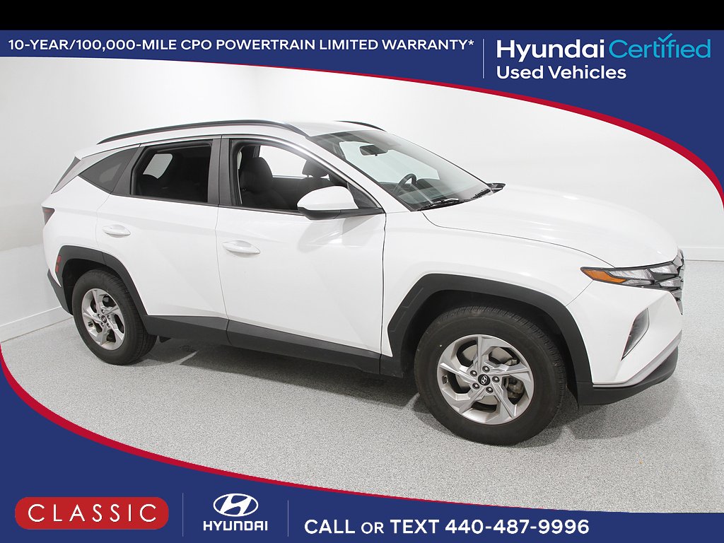 Certified Used 2024 Serenity White Pearl Hyundai SEL image 1