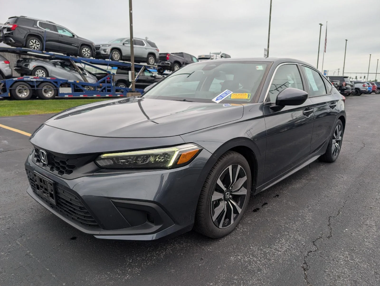 Used 2024 Meteorite Gray Metallic Honda EX-L image 4