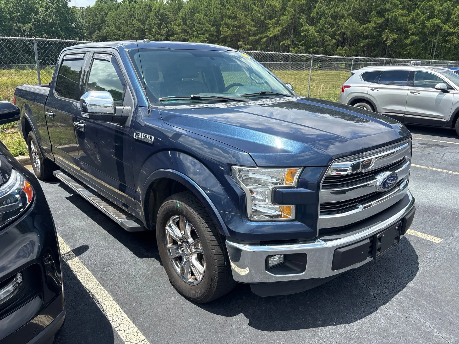 Used 2015 Blue Ford Lariat image 2