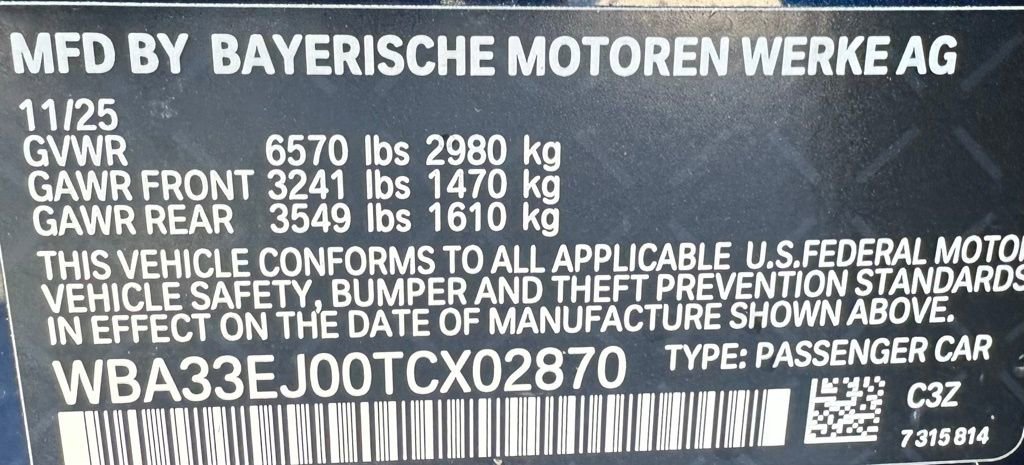 New 2026 Tanzanite Blue II Metallic BMW 760i xDrive image 40