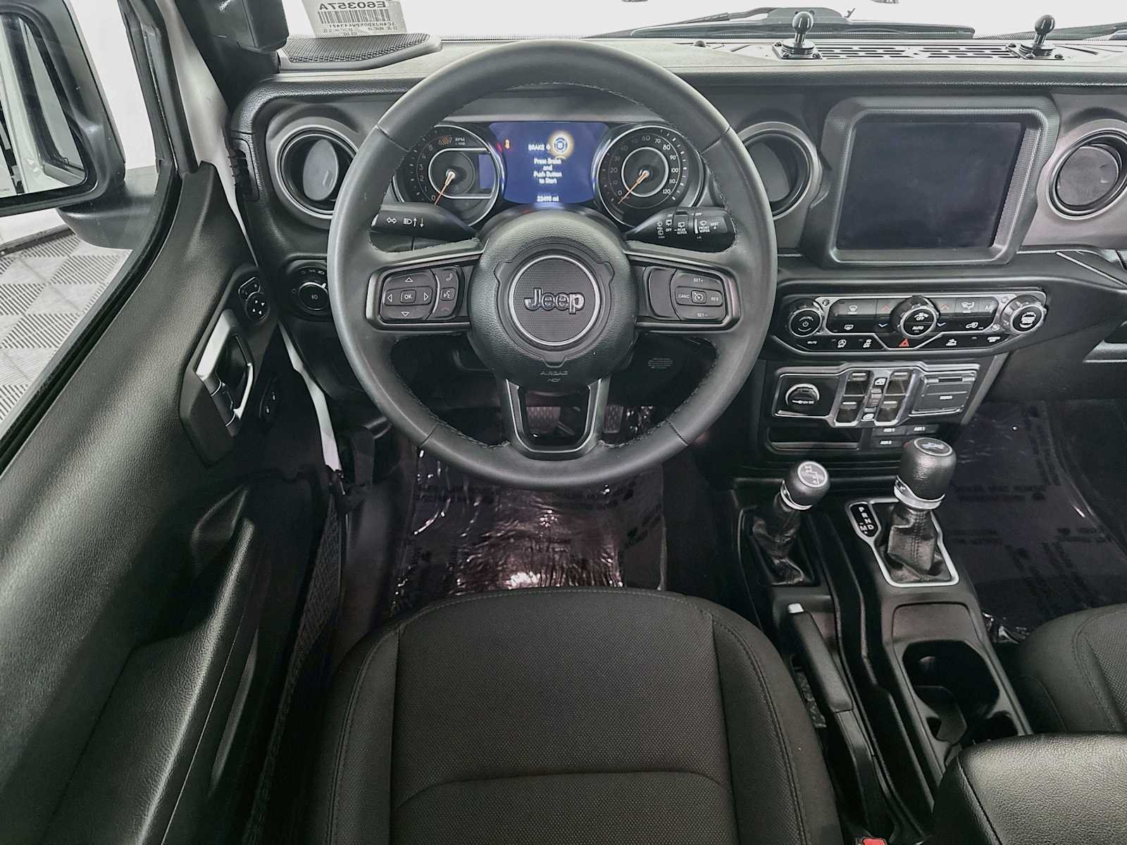 Used 2023 Bright White Clearcoat Jeep Willys image 20