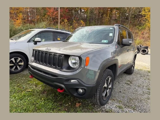 Used 2021 Gray Jeep Trailhawk image 1