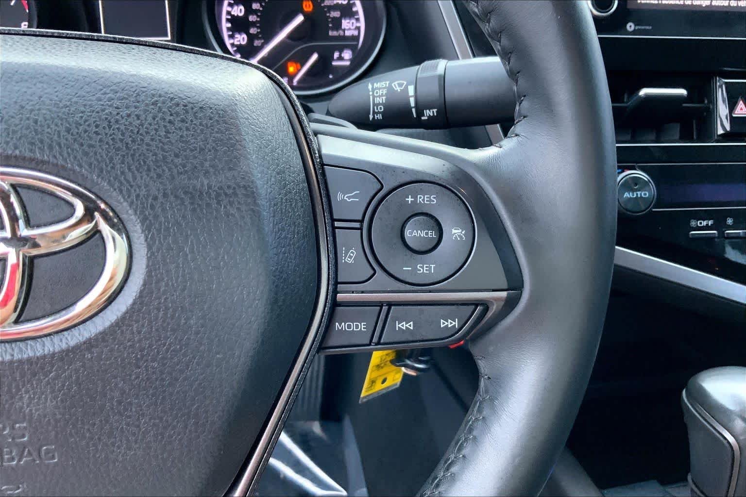 Used 2023 Midnight Black Metallic Toyota SE Nightshade image 23