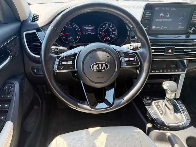 Used 2021 Blue Kia EX image 21