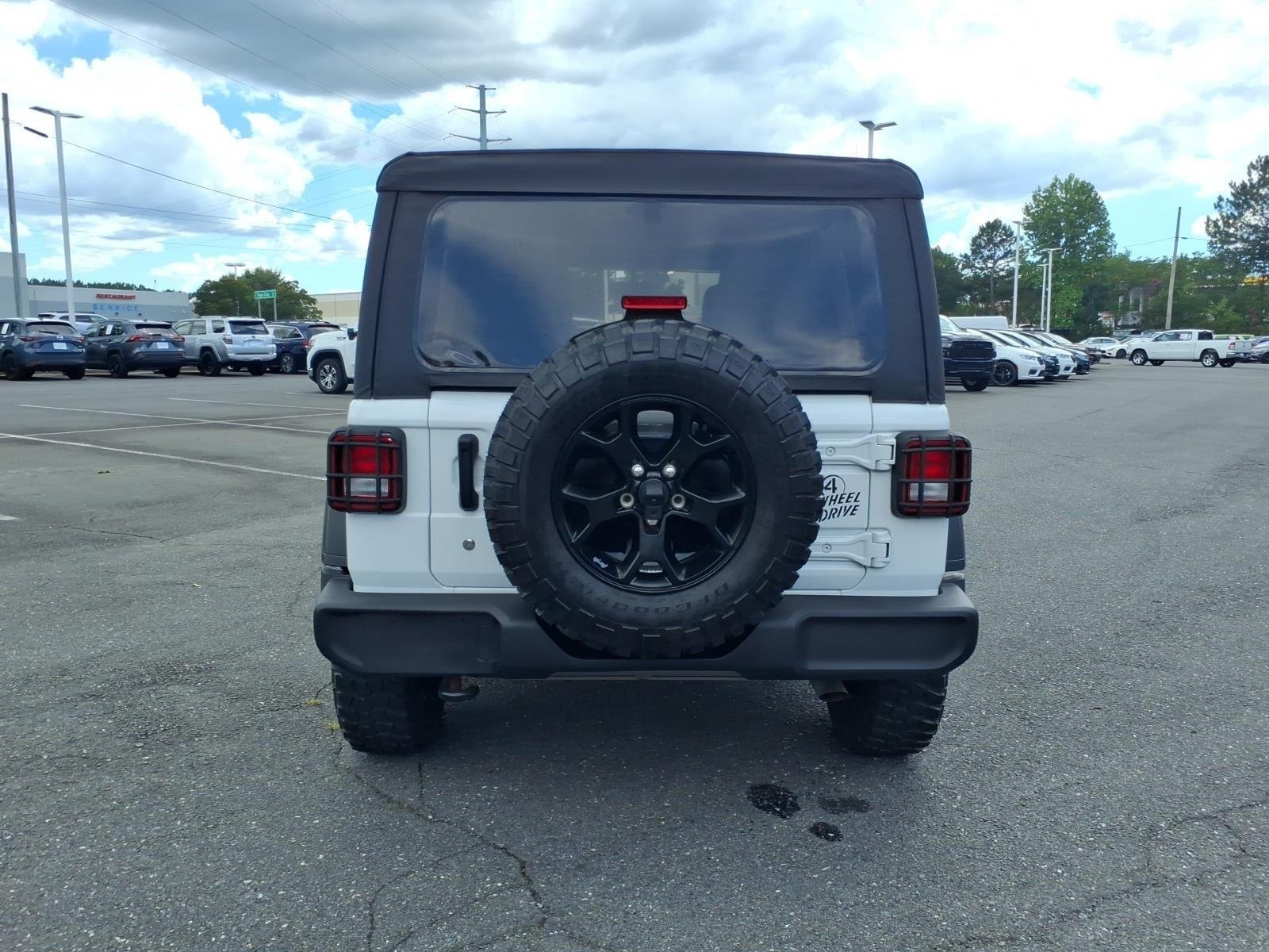 Used 2022 Bright White Clearcoat Jeep Unlimited Willys Sport image 16