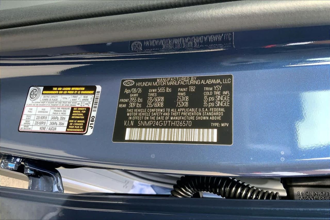 New 2026 Atlantis Blue Hyundai SEL image 19