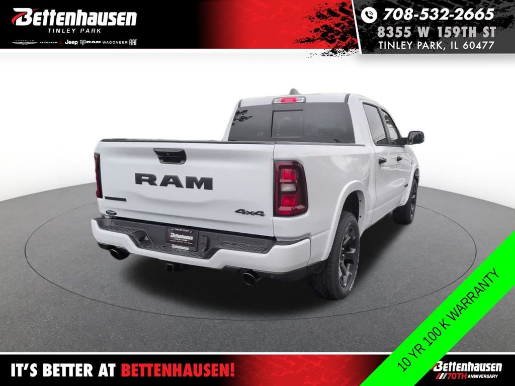 New 2026 Bright White Clear-Coat Exterior Paint RAM Big Horn image 5