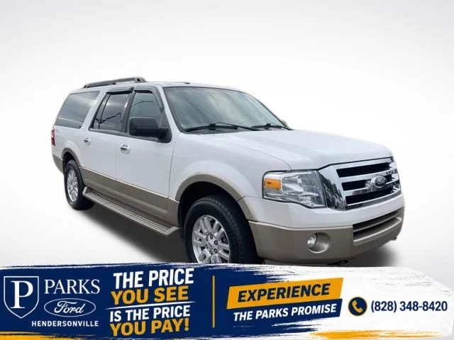 Used 2014 White Platinum Tri-Coat Metallic Ford XLT image 1