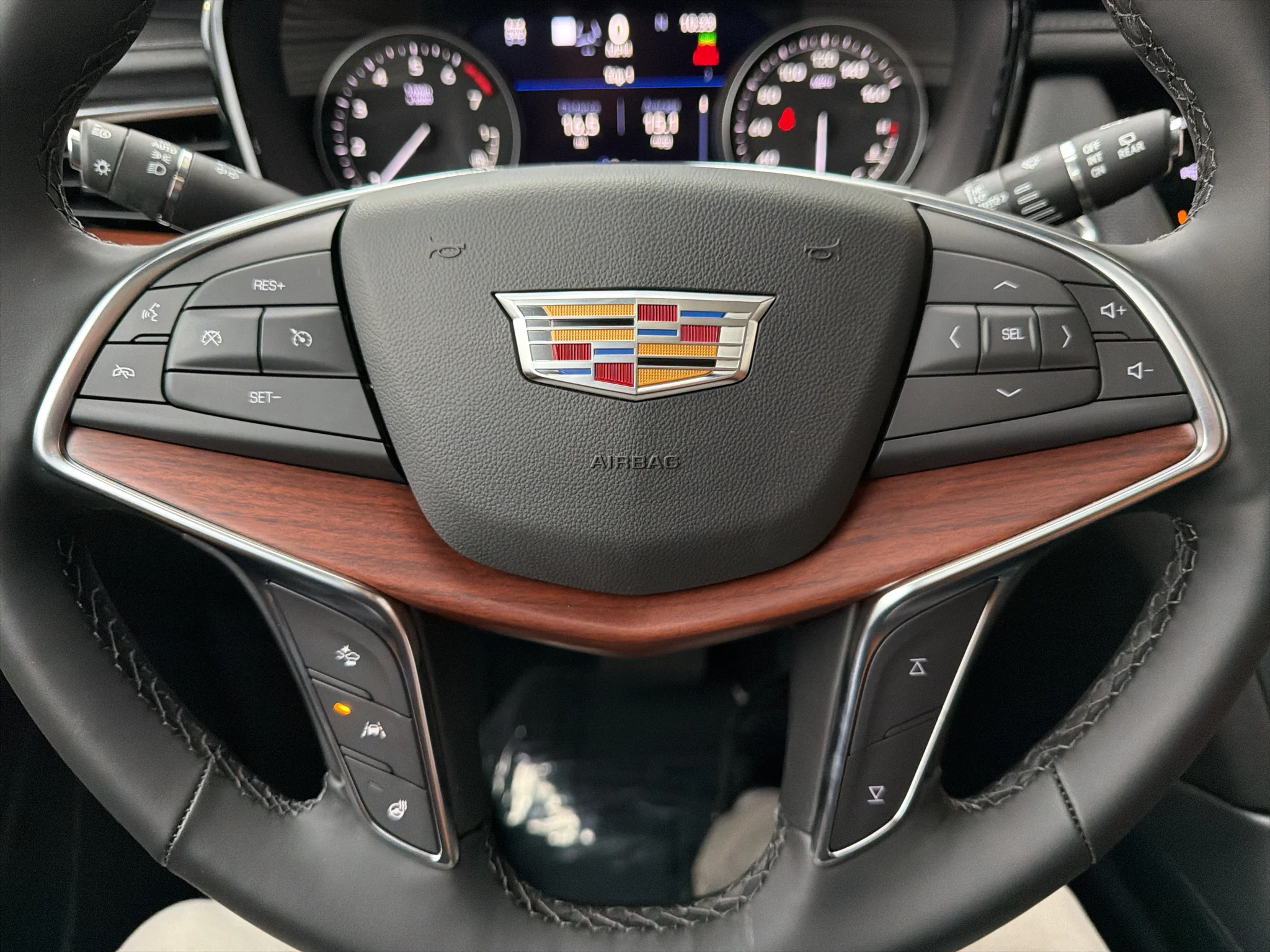 New 2026 Crystal White Tricoat Cadillac AWD Premium Luxury image 25