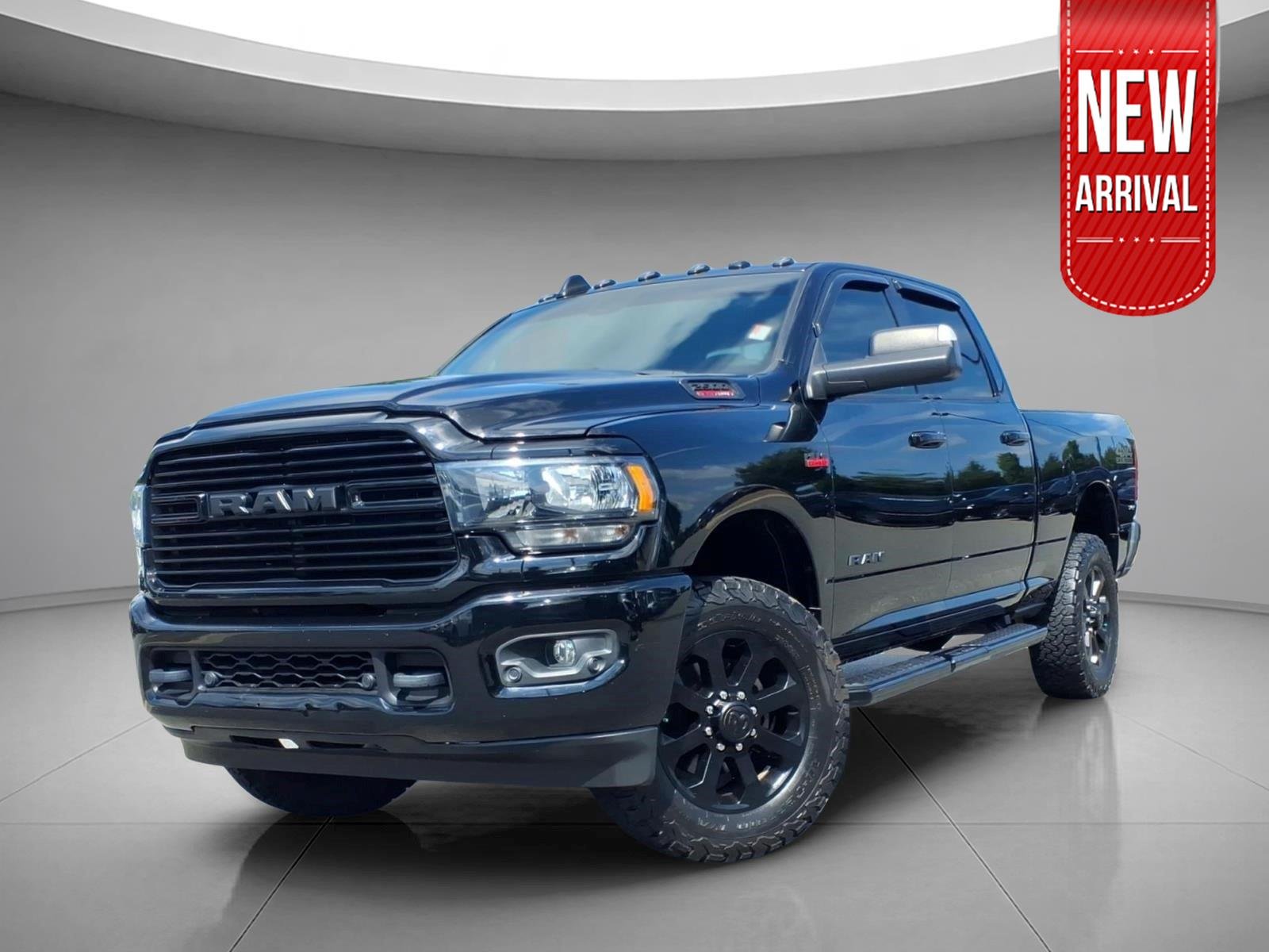 Used 2021 Diamond Black Crystal Pearlcoat Ram Big Horn image 1