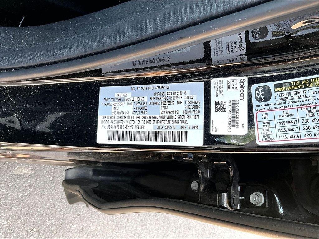 Used 2021 Black Mazda Touring image 9