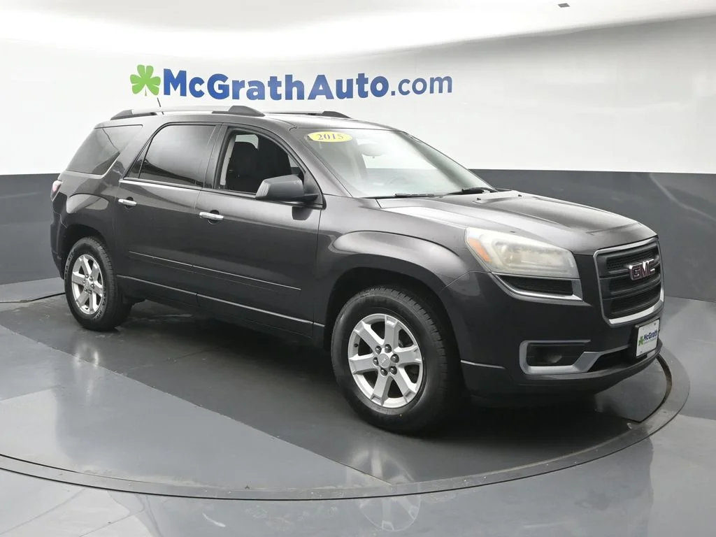 Used 2015 GMC Acadia SLE1 with VIN 1GKKVNED9FJ211918 for sale in Marion, IA