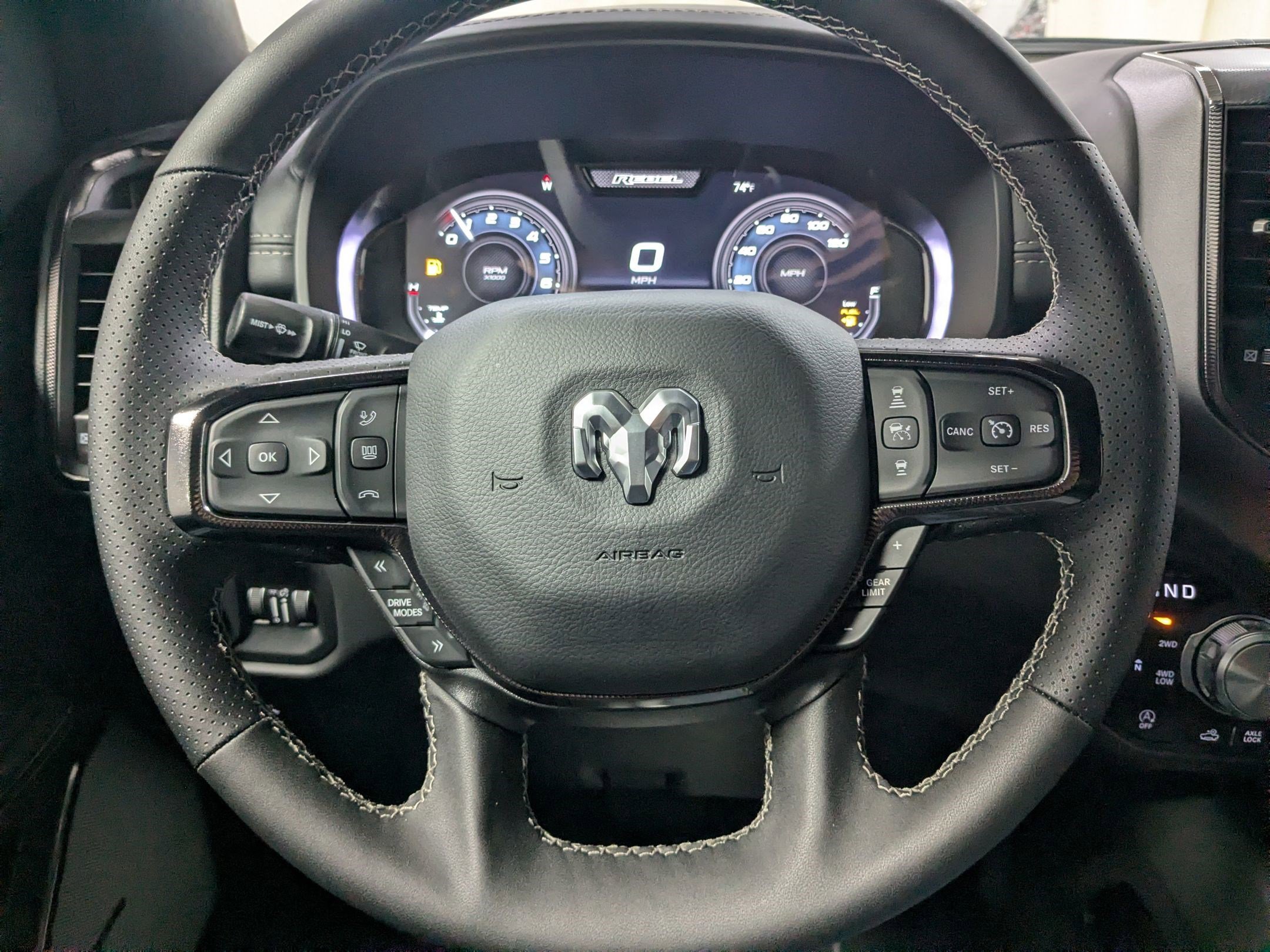New 2026 Bright White Clear-Coat Exterior Paint RAM Rebel image 10