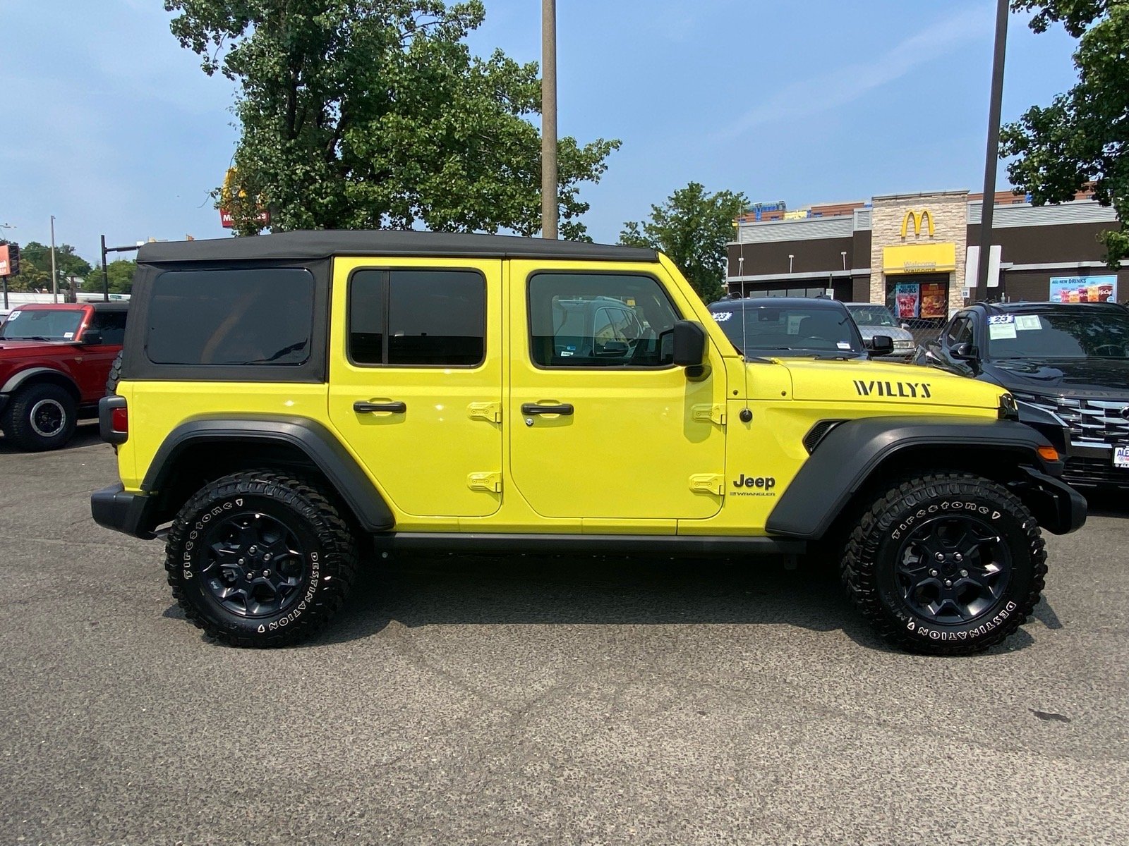 Used 2023 Yellow Jeep Willys 4xe image 2