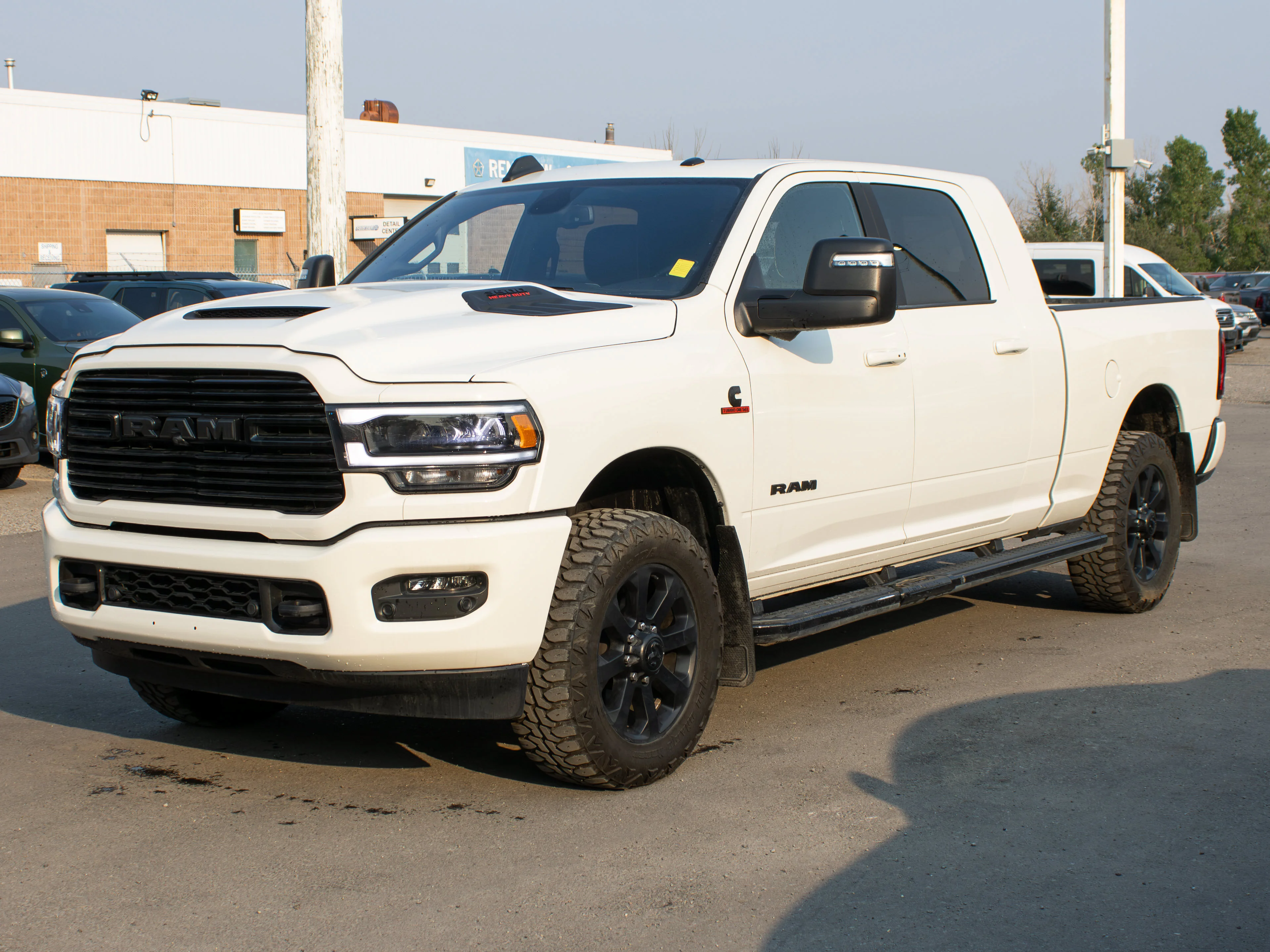 Certified Used 2024 White RAM Laramie * Cummins | Night Edition 6Passenger | Towing Tech | 5th Wheel | Heated Seats image 11