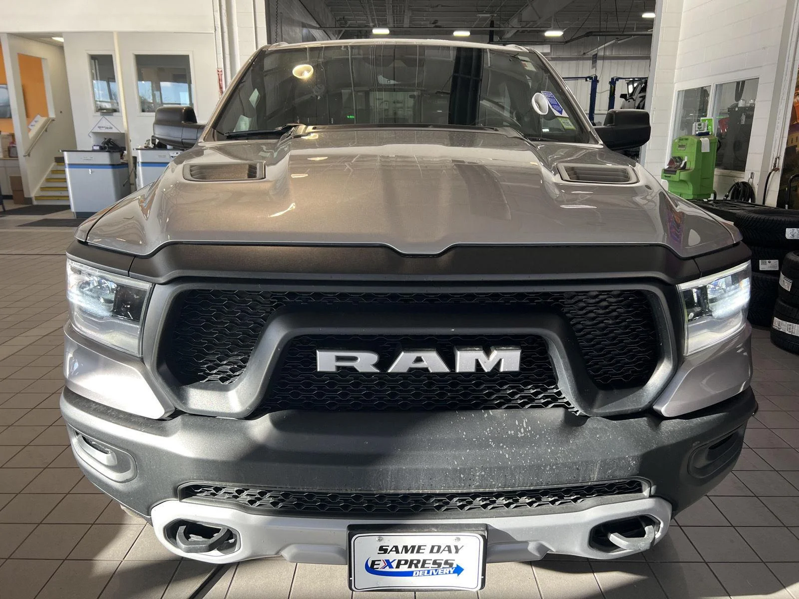 Used 2022 Billet Silver Metallic Clearcoat Ram Rebel image 2