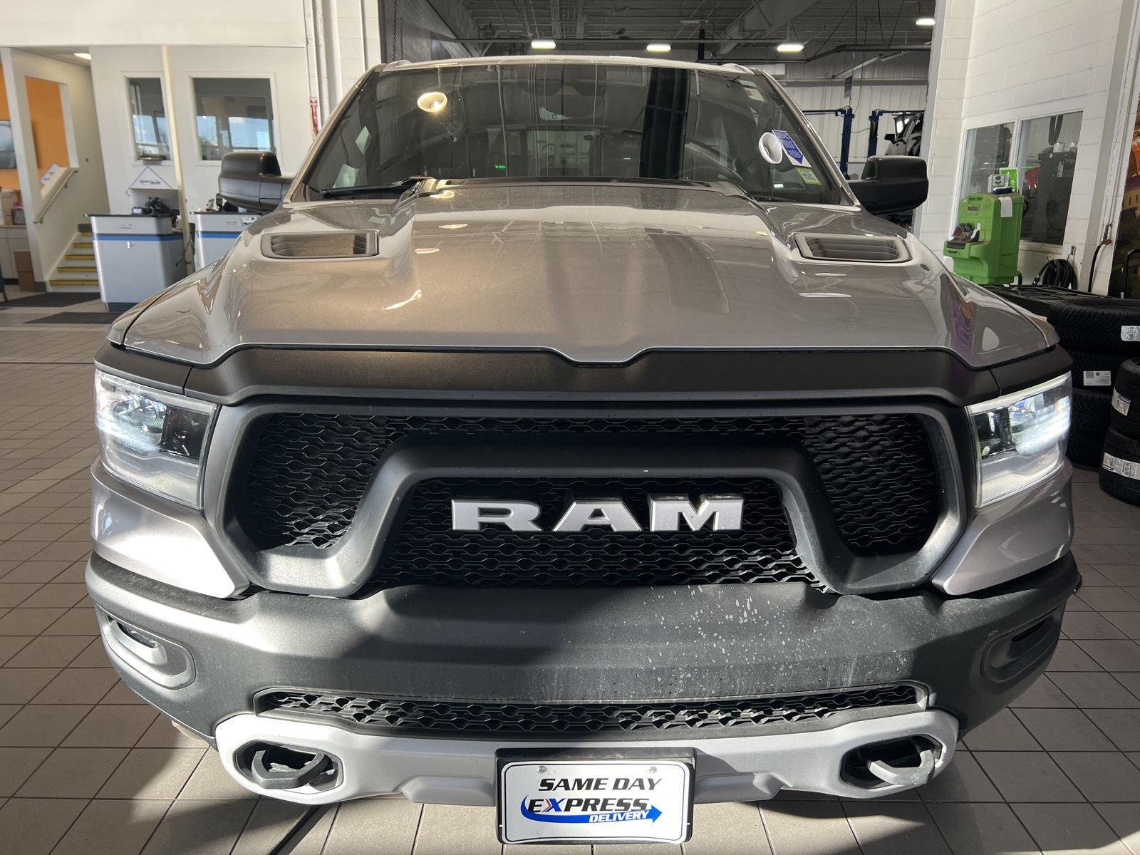 Used 2022 Billet Silver Metallic Clearcoat Ram Rebel image 2