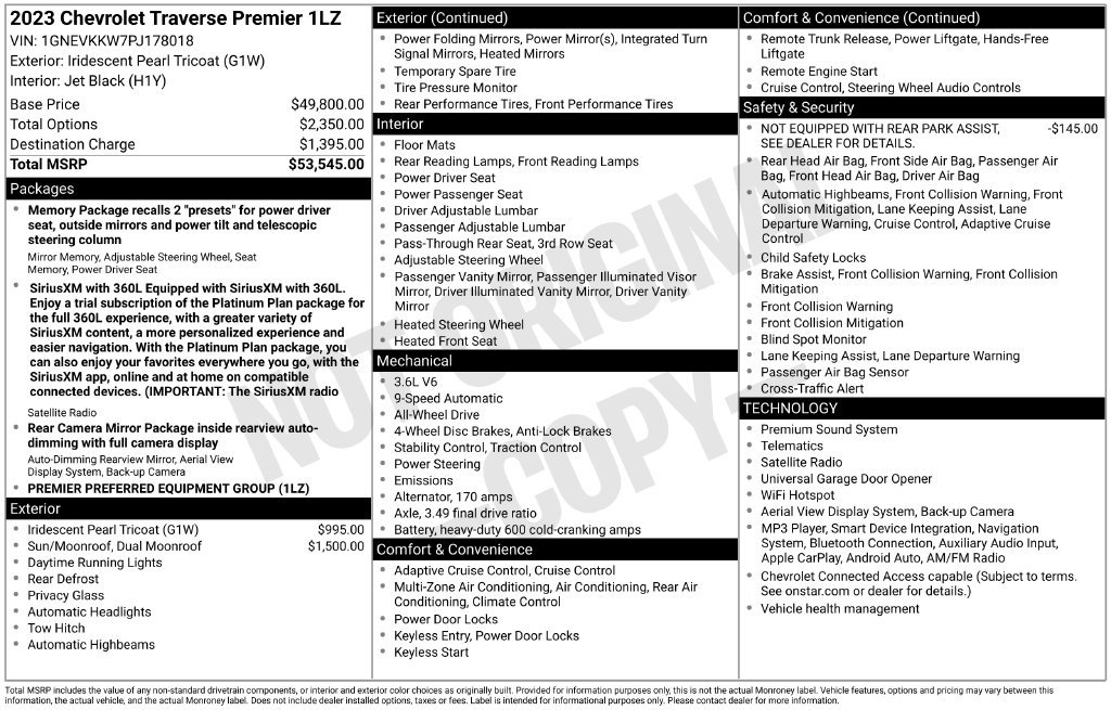 Used 2023 Beige Chevrolet Premier image 11
