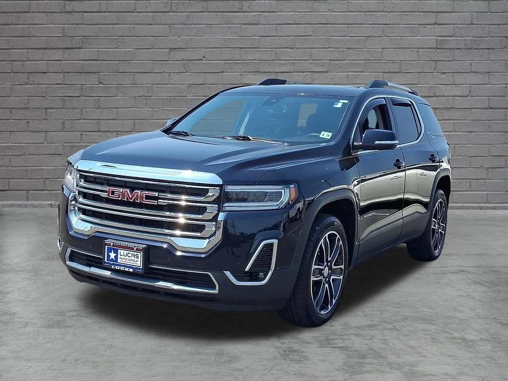 Used 2021 MIDNIGHT BLUE METALLIC GMC SLT image 5
