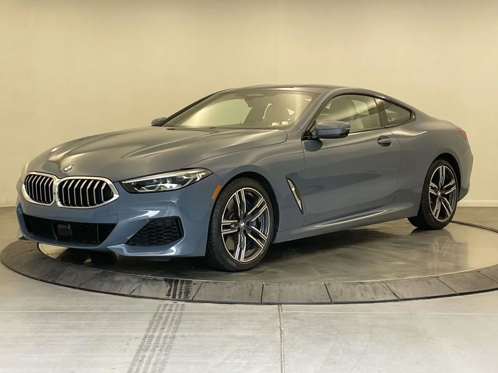 Certified Used 2022 Blue BMW 840i image 1