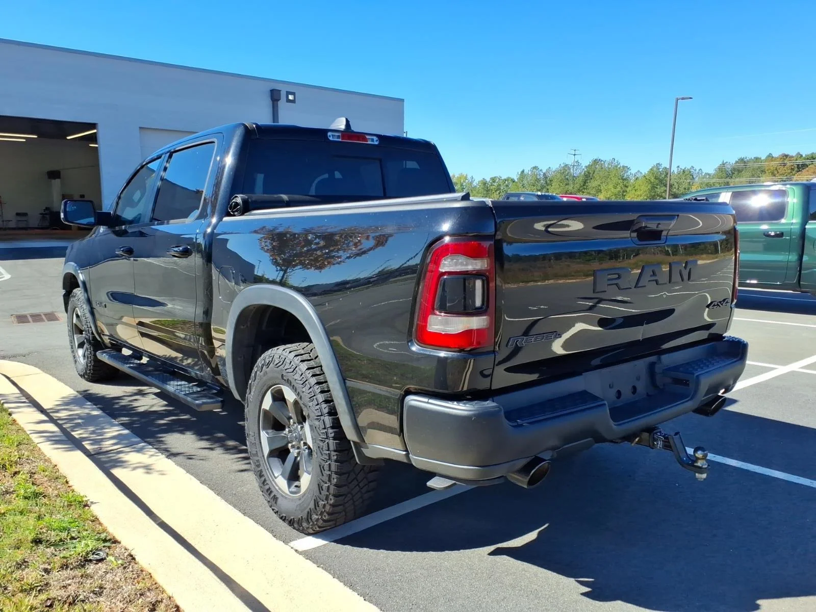 Used 2020 Diamond Black Crystal Pearlcoat Ram Rebel image 16