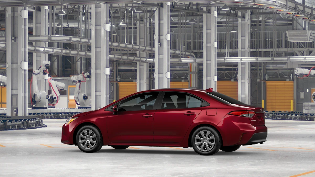New 2026 Ruby Flare Pearl Toyota LE image 5