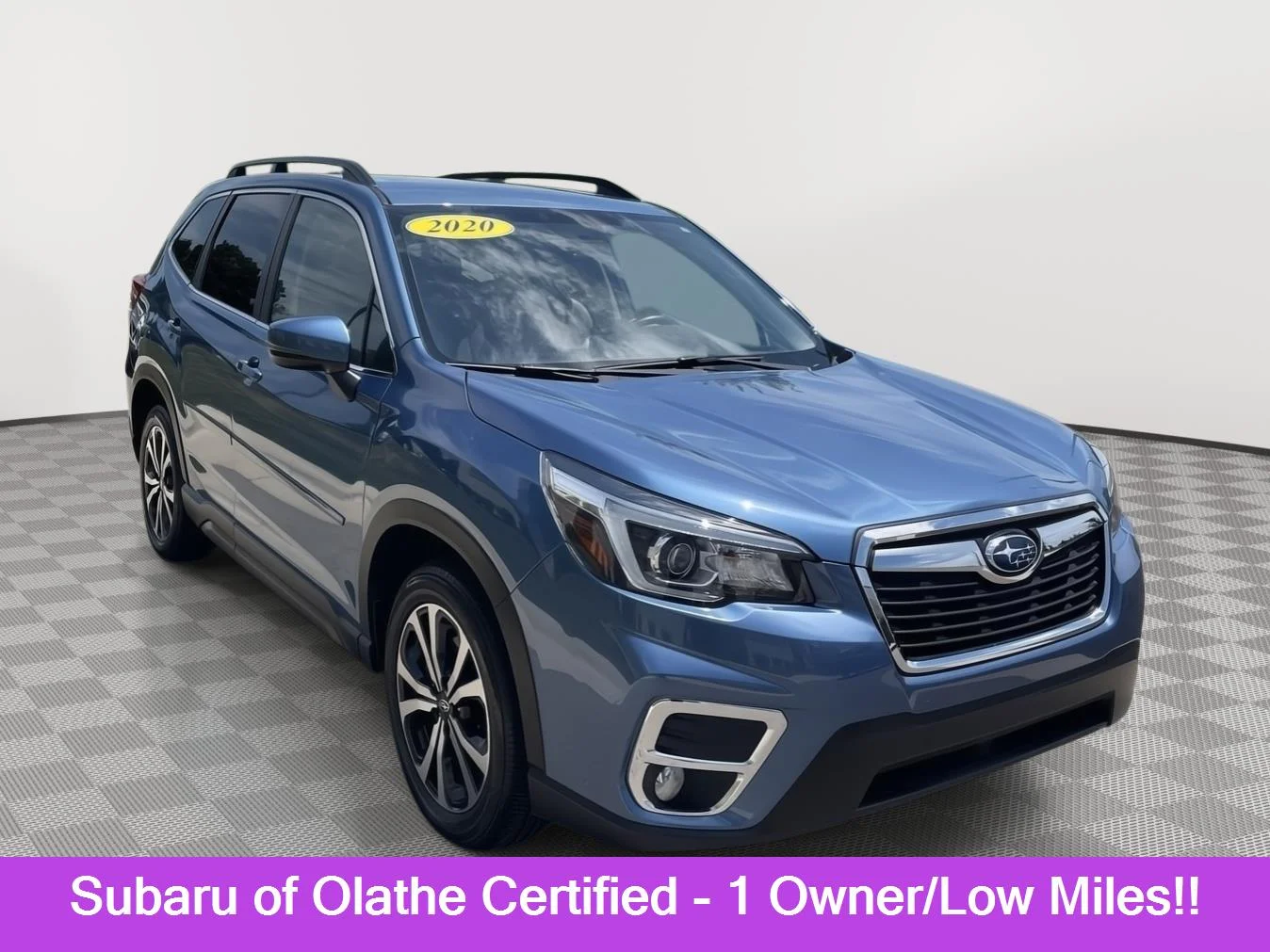 Used 2020 Horizon Blue Pearl Subaru Limited image 1