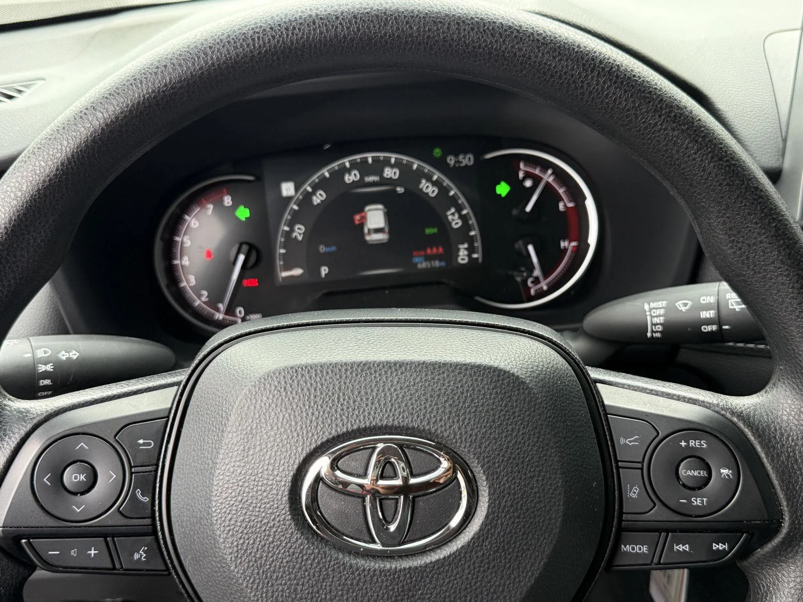 Used 2025 Midnight Black Metallic Toyota LE image 14