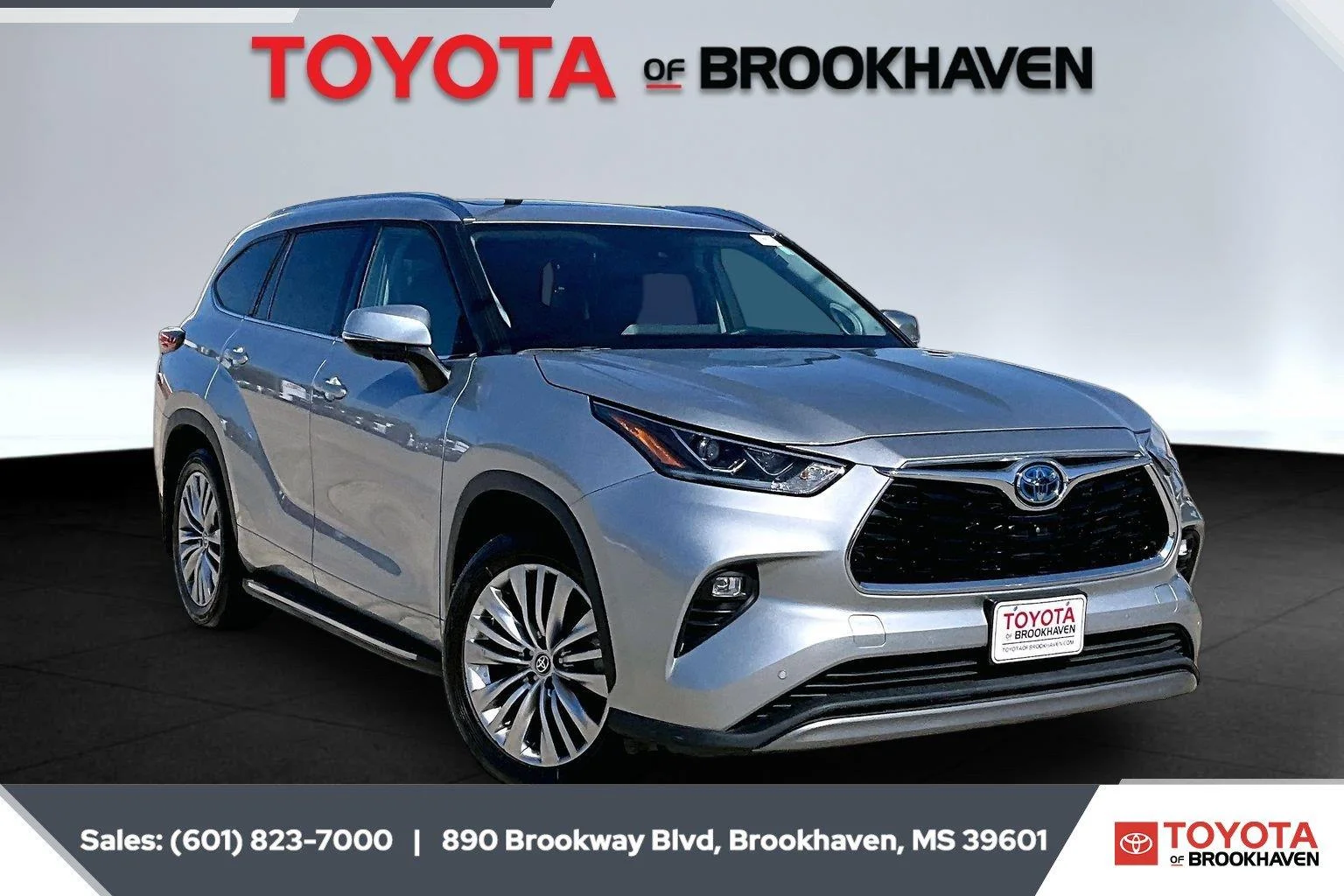 Used 2023 Celestial Silver Metallic Toyota Hybrid Platinum image 1