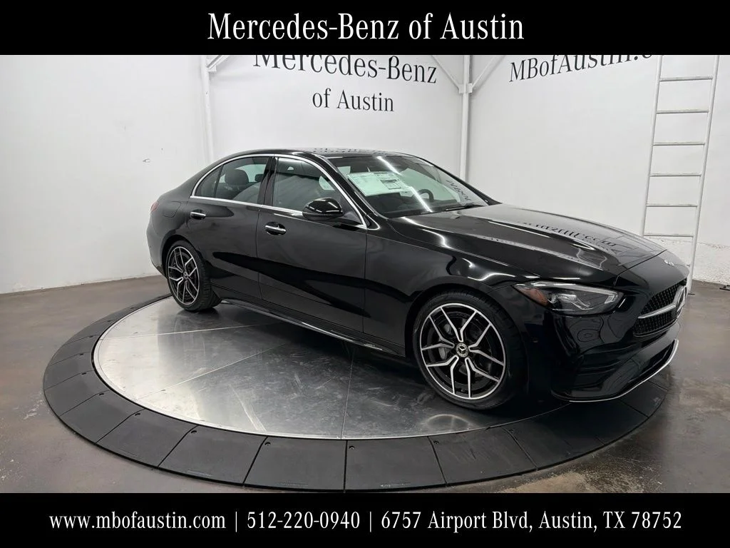New 2026 Black Mercedes-Benz C 300 image 1