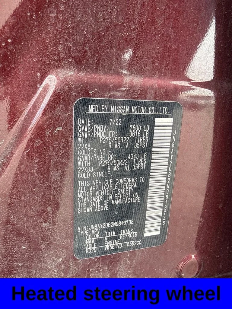 Used 2022 Coulis Red Nissan Platinum image 21