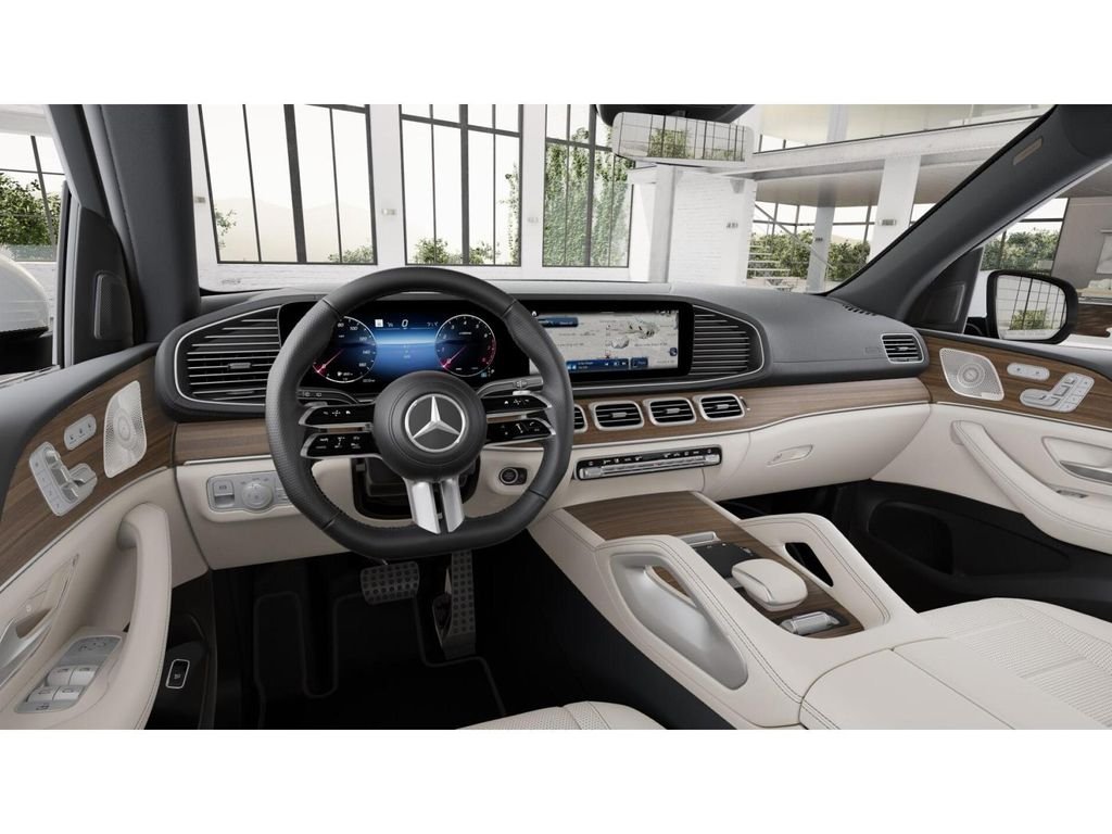 New 2026 MANUFAKTUR Moonlight White Metallic Mercedes-Benz GLS 450 image 3