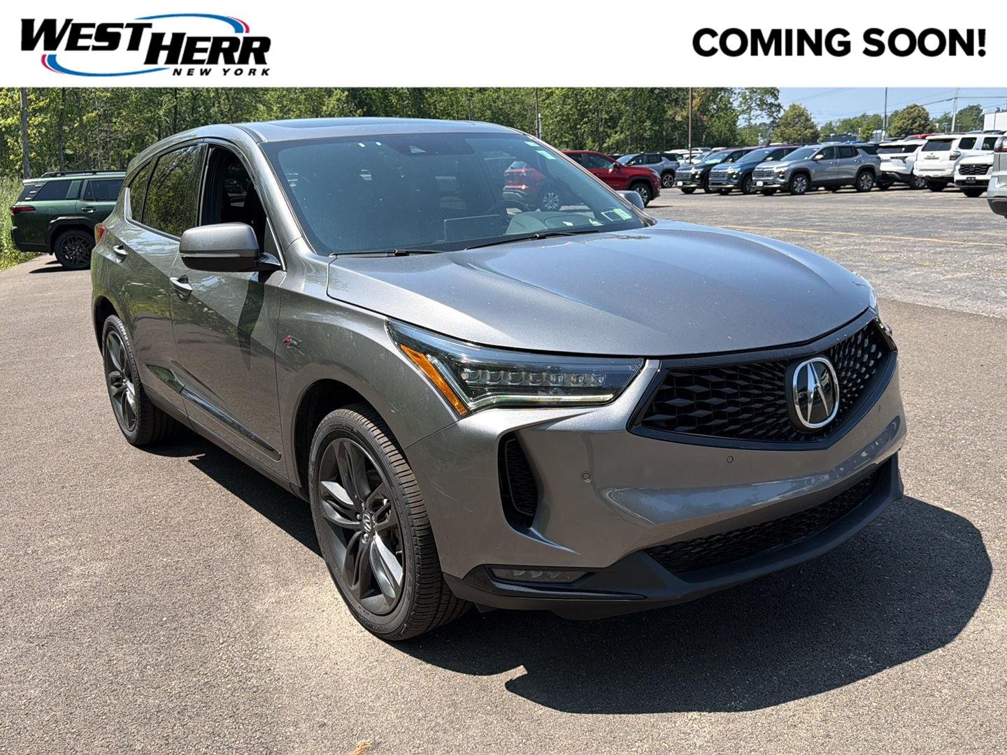 Used 2023 Liquid Carbon Metallic Acura SH-AWD w/A-SPEC image 1