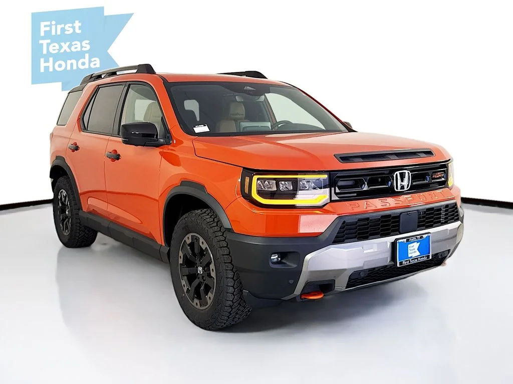 New 2026 Sunset Orange Honda TrailSport Elite image 1