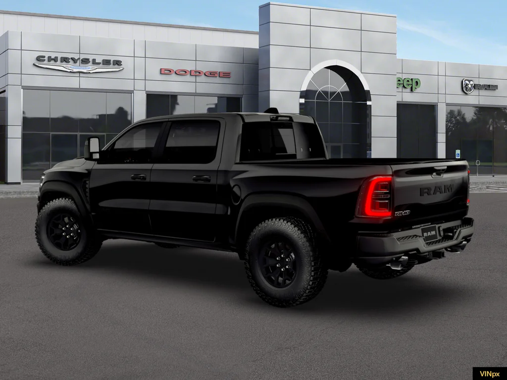 New 2026 Diamond Black Crystal Pearl-Coat Exterior Paint RAM RHO image 3