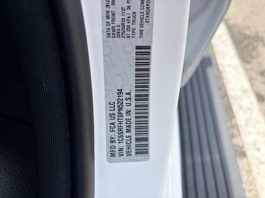 Used 2023 Bright White Clearcoat Ram Limited image 30