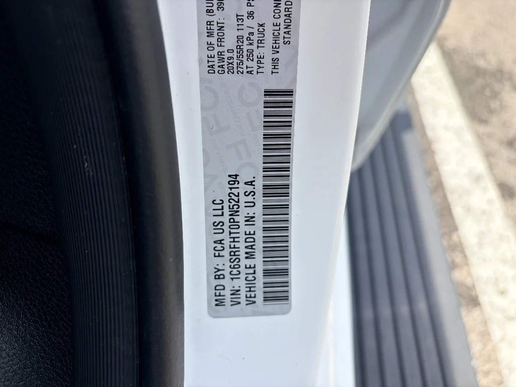 Used 2023 Bright White Clearcoat Ram Limited image 34