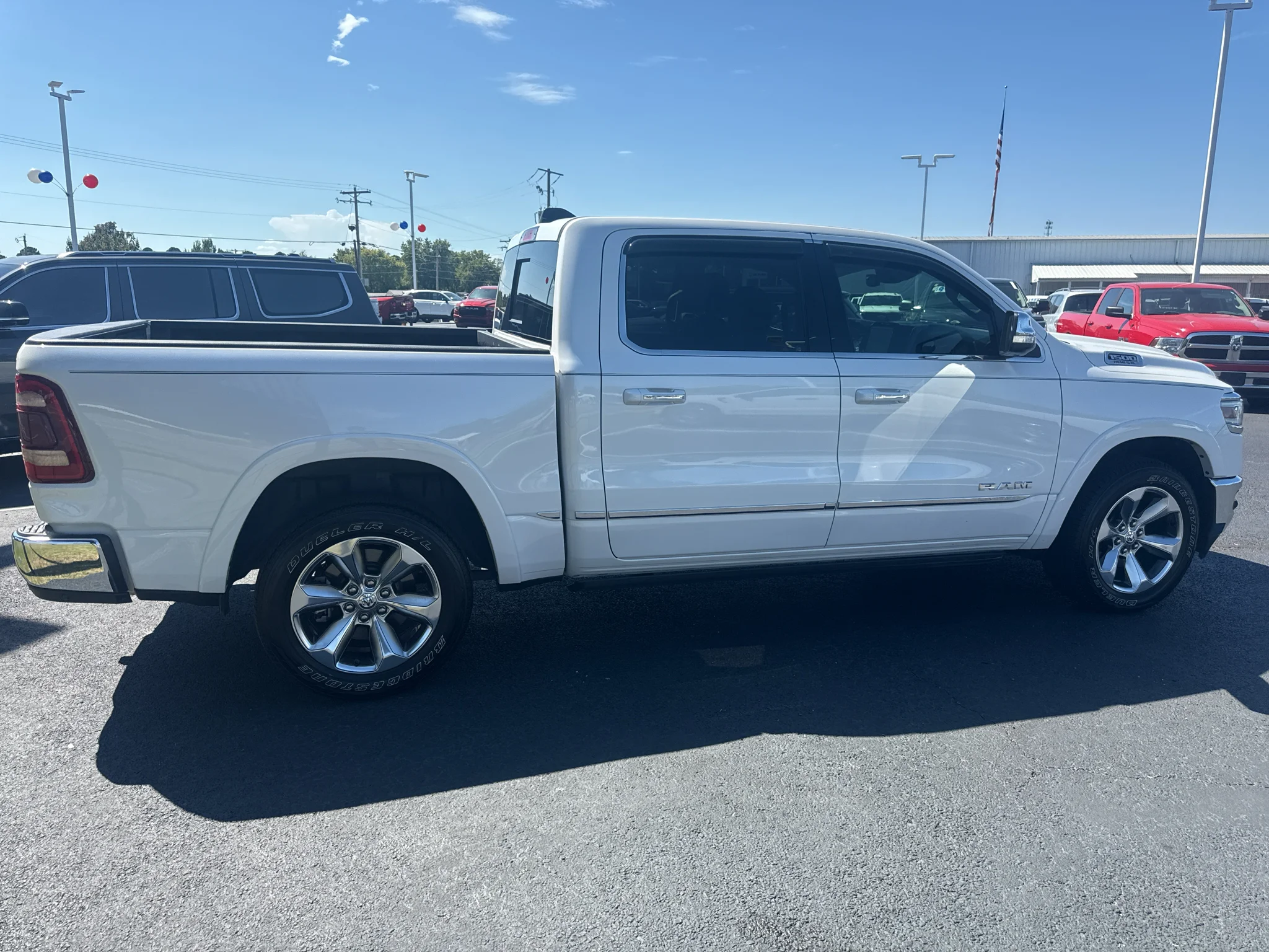 Used 2019 Ivory White Tri-Coat Pearlcoat Ram Limited image 4