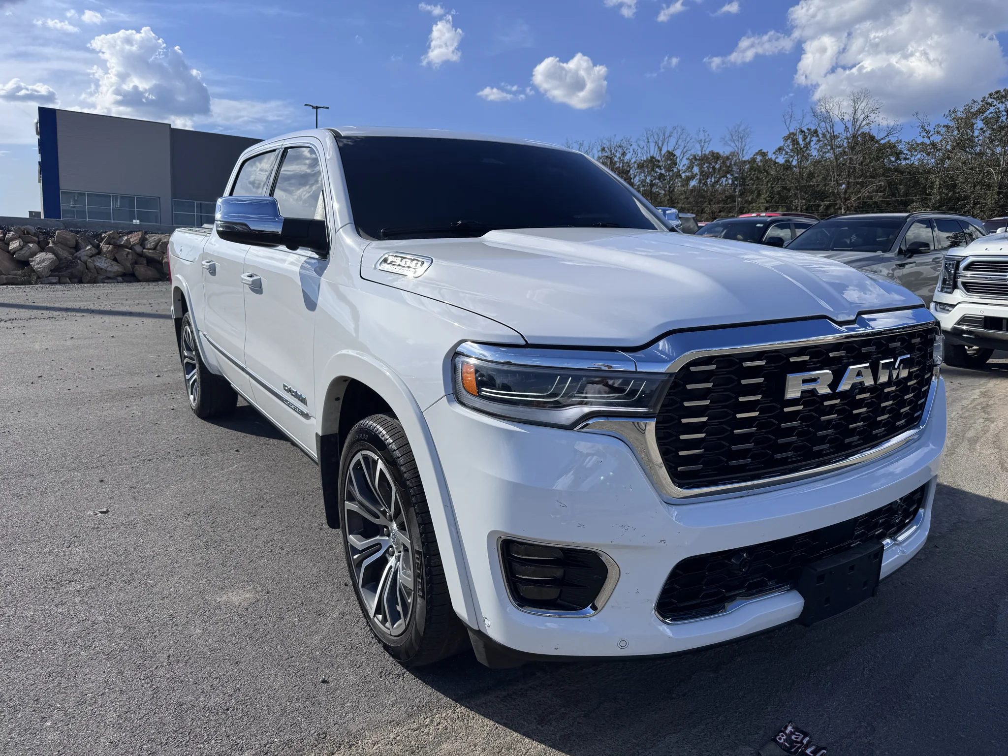 Used 2026 Bright White Clearcoat Ram Tungsten image 3