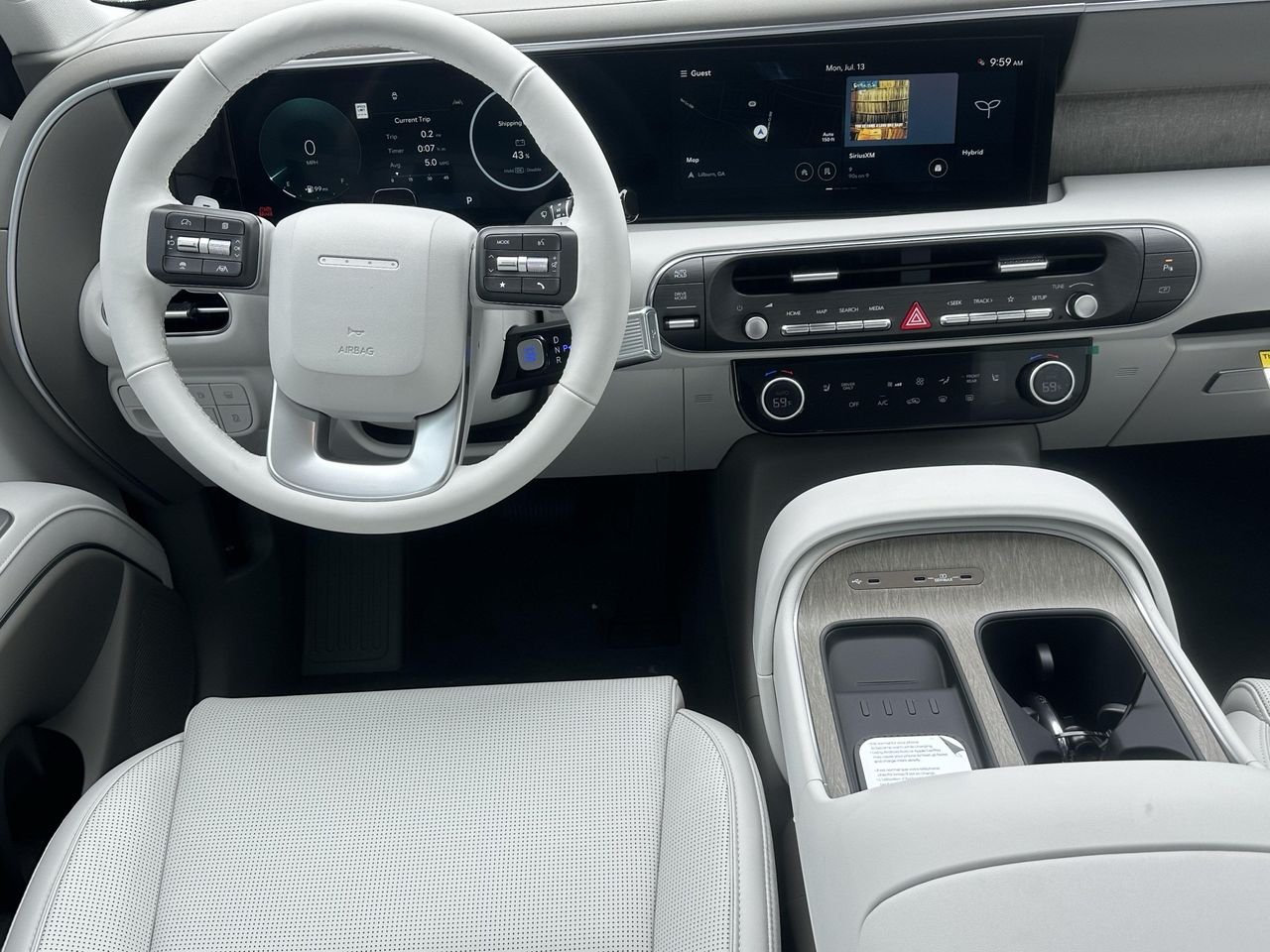 New 2026 Creamy White Pearl Hyundai Blue SEL 7P image 20