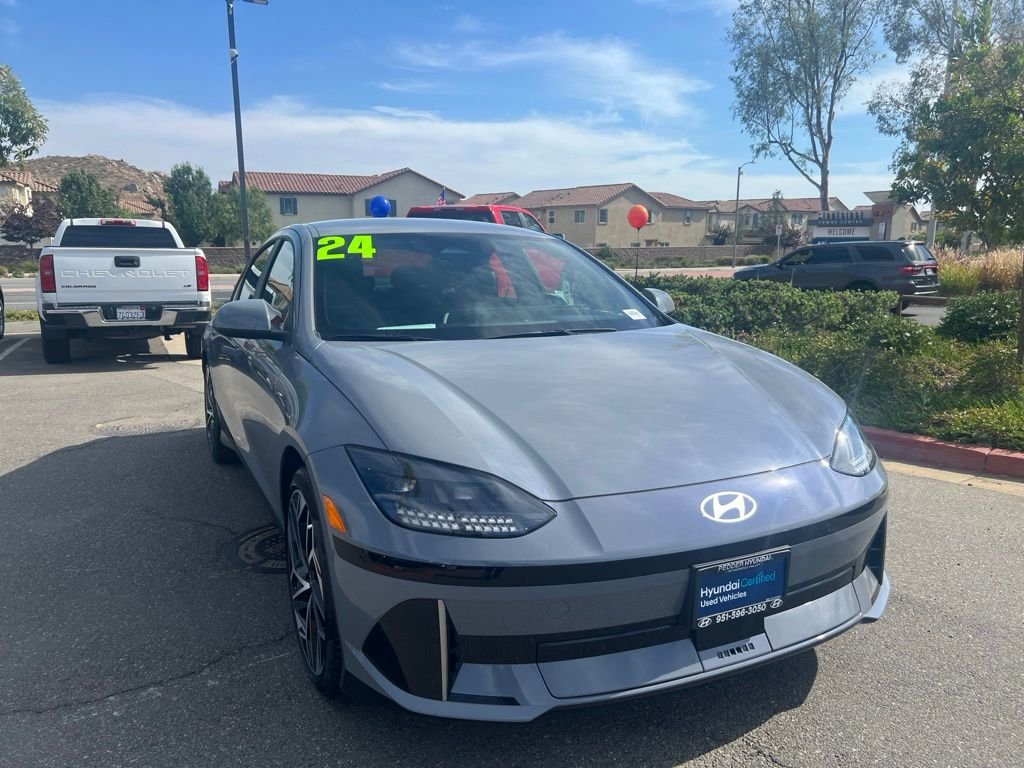 Certified 2024 Hyundai IONIQ 6 SEL with VIN KMHM34AA3RA079402 for sale in Moreno Valley, CA