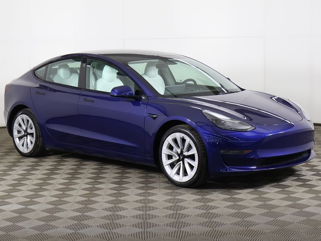 Used 2022 Tesla Model 3 Long Range with VIN 5YJ3E1EB1NF319222 for sale in Streetsboro, OH