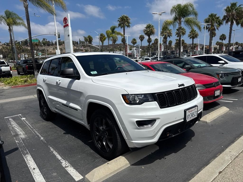 Used 2021 White Jeep Limited image 2