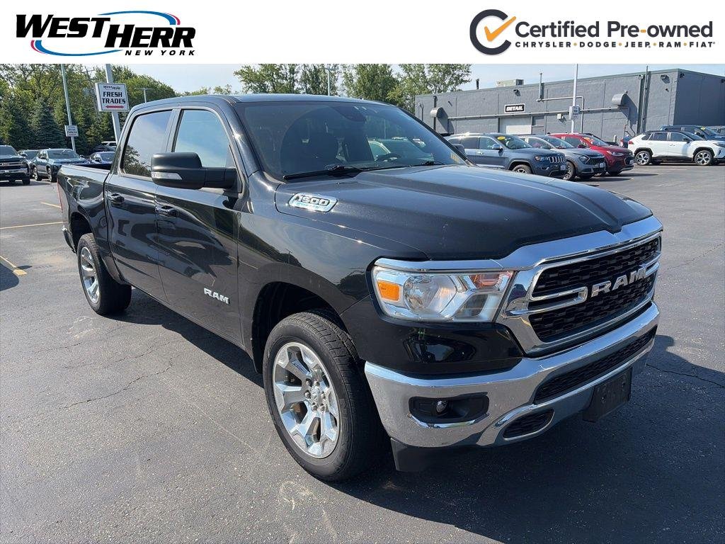 Used 2022 Diamond Black Ram Big Horn/Lone Star image 1