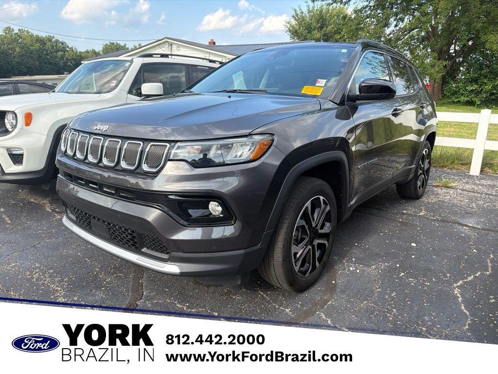 Used 2022 Gray Jeep Limited image 1
