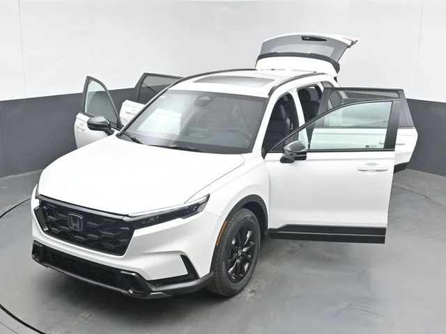 New 2026 Platinum White Pearl Honda 2WD Sport-L Hybrid image 55