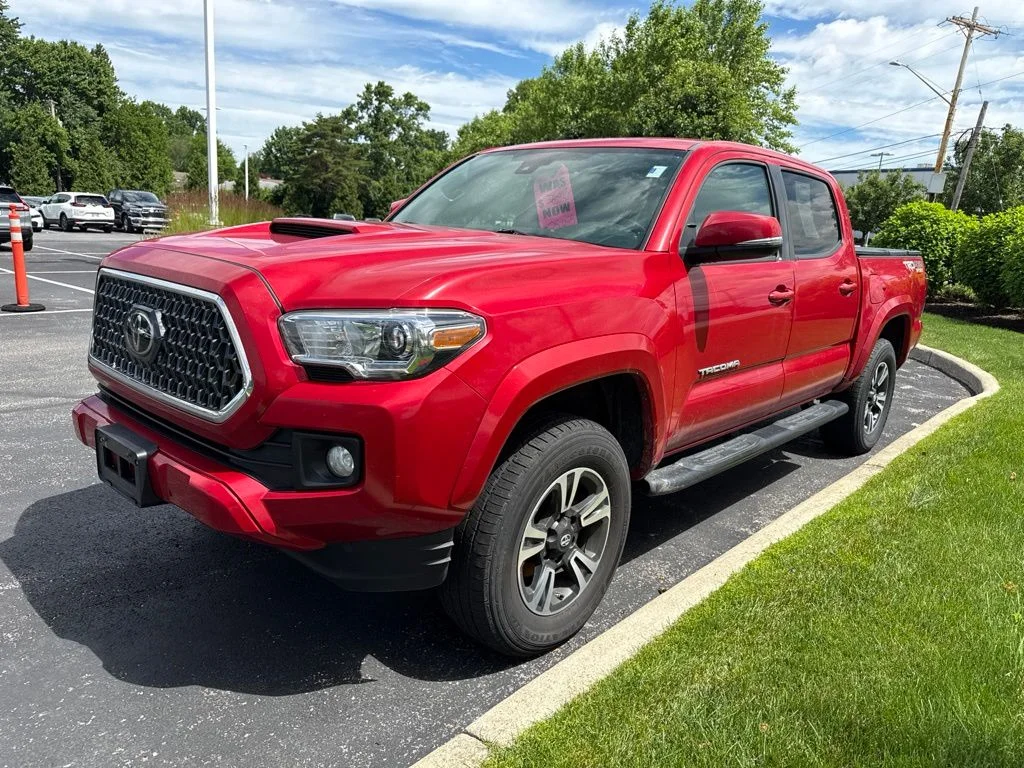 Used 2019 Barcelona Red Metallic Toyota TRD Sport image 2